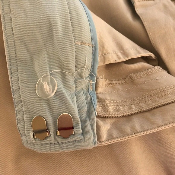 Venezia Straight Denim Midi Skirt Plus Sz18 Beige Slit Back Pockets Used - Picture 4 of 16